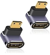 Amazon | Duttek L字型HDMIミニ HDMI延長アダプタ, 8K HDMIミニ HDMI2
